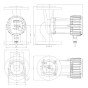 Pompa circulatie IMP-PUMPS NMT SMART 32-80 F cu turatie variabila, 10 bar, 150W, 230V