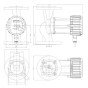 Pompa circulatie IMP-PUMPS NMT SMART 32-100 F cu turatie variabila, 10 bar, 145W, 230V