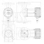 Pompa circulatie IMP-PUMPS NMT SMART 40-60 F cu turatie variabila, 10 bar, 110W, 230V