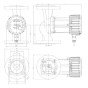 Pompa circulatie IMP-PUMPS NMT SMART 40-100 F cu turatie variabila, 10 bar, 180W, 230V