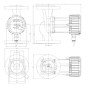 Pompa circulatie IMP-PUMPS NMT SMART 50-100 F cu turatie variabila, 10 bar, 180W, 230V