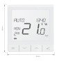 Termostat ambient Salus Quantum WQ610 cu fir, neprogramabil, montaj in doza, 5 ani garantie
