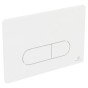 Clapeta de actionare Ideal Standrad OLEAS M1 alb cu dubla comanda pentru rezervor incastrat