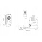 Controler Auraton S10 HYDRA, supapa cu 3 cai, histerezis +/- 5 °C, functie Anti-Stop, alb