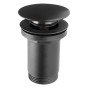 Ventil lavoar Ferro S285-BL-B, click clack, alama, negru, diametru 1 1/4