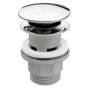Ventil lavoar Ferro S287PP-B, click-clack, polipropilena, crom, diametru 1 1/4