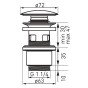 Ventil lavoar Ferro S288PPC , ceramic, ppr, argintiu,1 1/4”