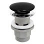 Ventil lavoar Ferro S288PPCB, ceramic, ppr, negru, 1 1/4”