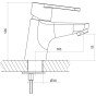 Baterie lavoar Cersanit Ceri S951-040