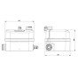 Poma pentru ape uzate SFA SANIFLO SANICUBIC 2 PRO - 2x1500 W - 2