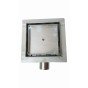Rigola dus patrata GEHLER PIEDRA din inox SQ-05 13cm