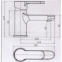 Baterie lavoar cu ventil Moos HL18041-63