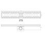 Rigola de dus PVC GEHLER TD-G125BG-1 600X70