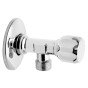 Robinet coltar cu ventil Ferro 1/2 x 1/2 si maneta metalica