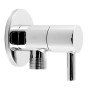 Robinet coltar cu cartus Ferro Rotondo 1/2 x 3/8 si maneta metalica
