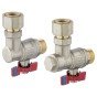 Set robineti coltar de trecere cu bila Ferro pentru centrale termice sistem ZK1F20