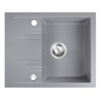 Chiuveta compozit Ferro Mezzo II 58x48 cm gri