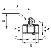 Robinet apa cu bila Ferro F-Power G4 KFP9